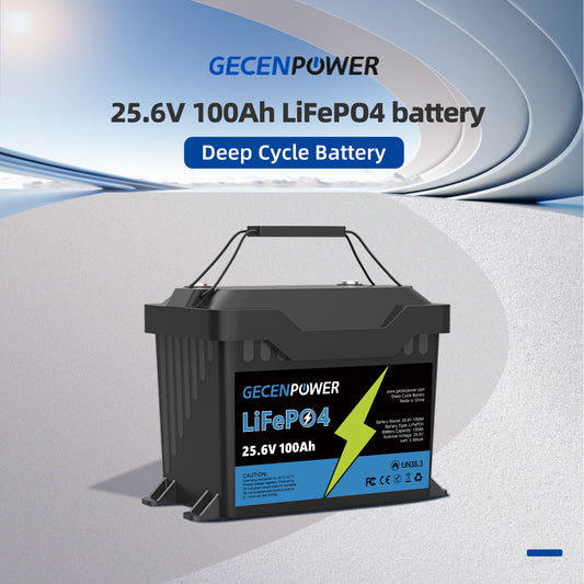 25.6V 100Ah LiFePO4 Battery Deep Cycle Battery, Suitable for various scenarios and devices.
