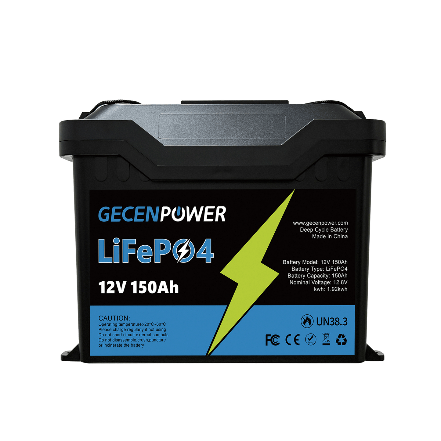 12.8V 150Ah LiFePO4 Battery Deep Cycle Battery