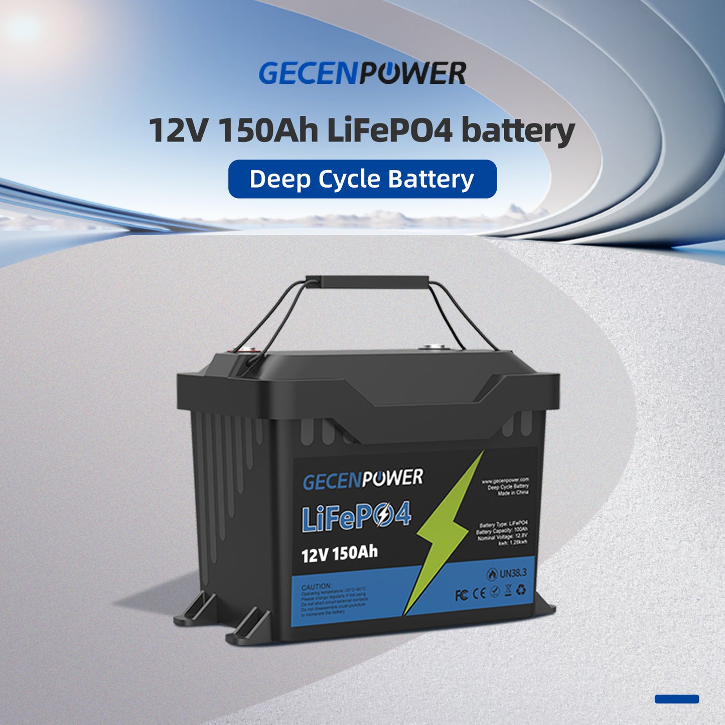 12.8V 150Ah LiFePO4 Battery Deep Cycle Battery