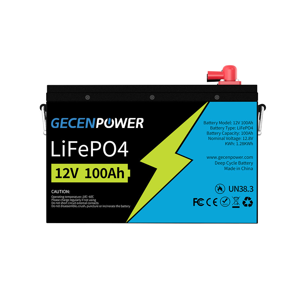 GECENPOWER 12v 100Ah Deep Cycle LiFePO4 Battery – GecenPower