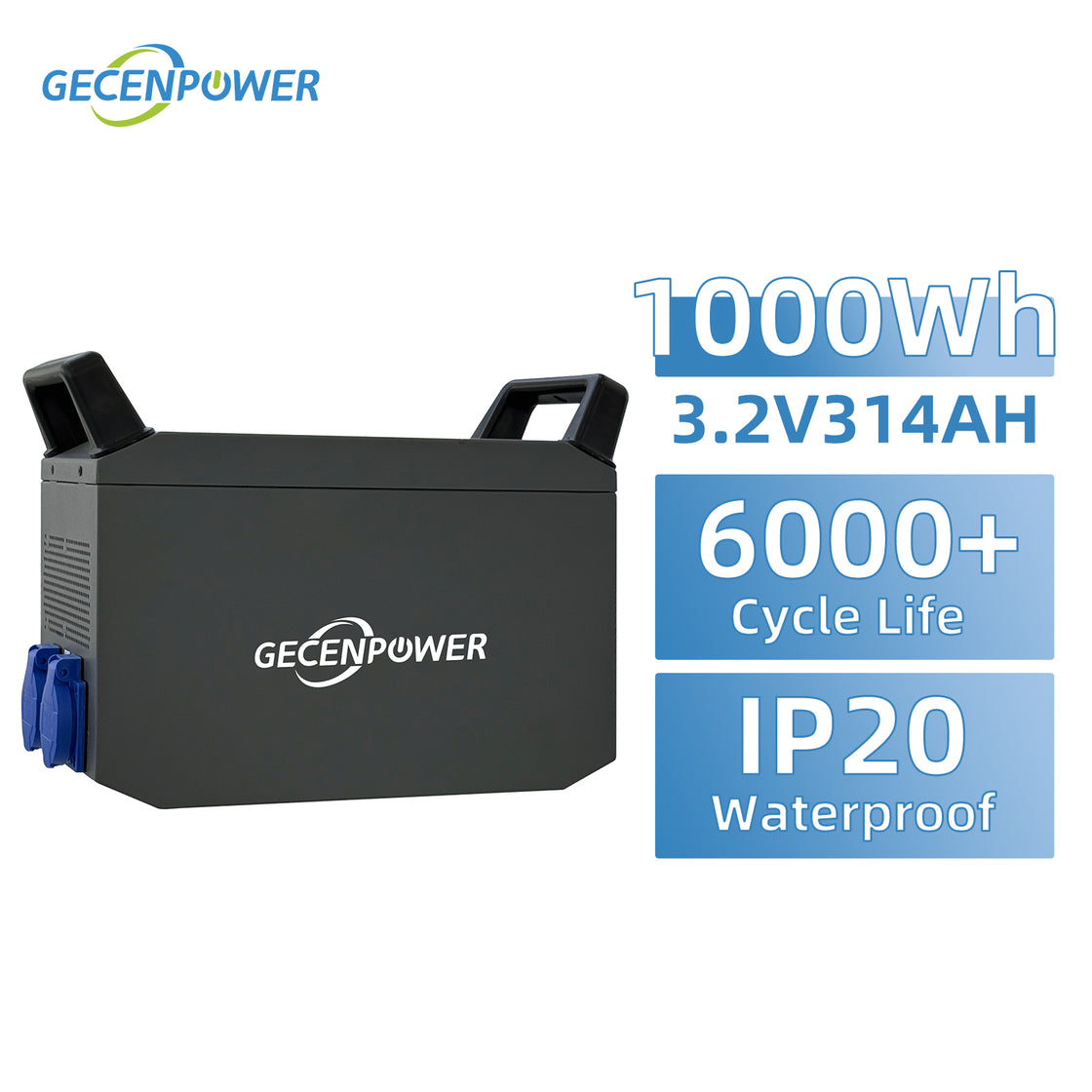 GC-P300A Lithium Iron Phosphate (LiFePO4) Battery for Residential Energy Storage – High Capacity, Smart BMS, Long Life