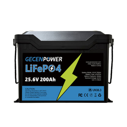 25.6V 200Ah LiFePO4 Battery Deep Cycle Battery, Suitable for various scenarios and devices.
