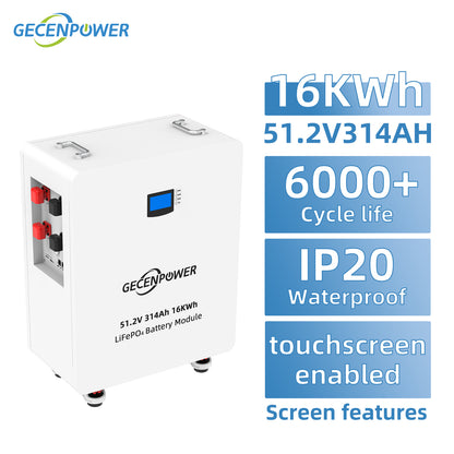 51.2V 314Ah Vertical Lithium Iron Phosphate (LiFePO4) Battery