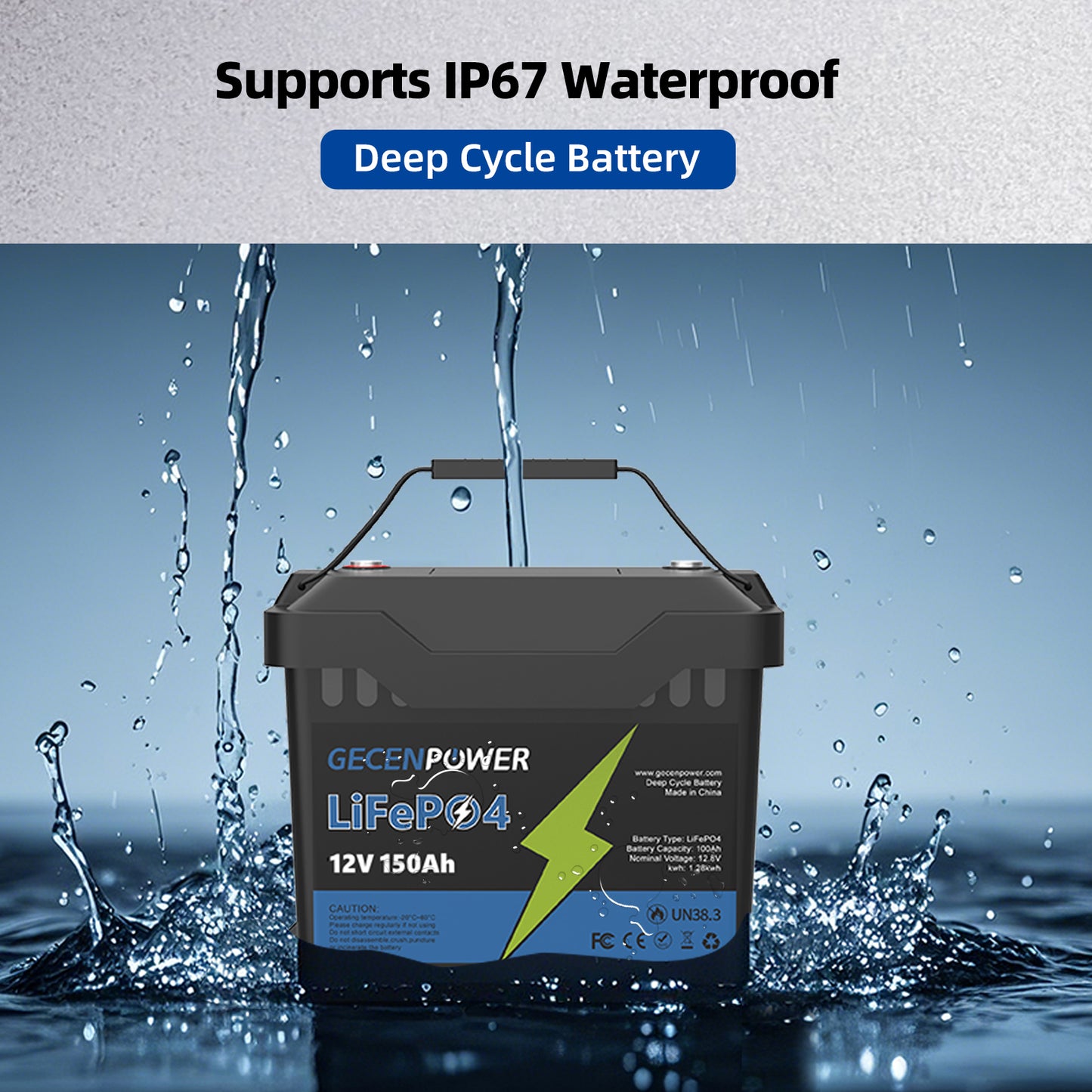 12.8V 150Ah LiFePO4 Battery Deep Cycle Battery