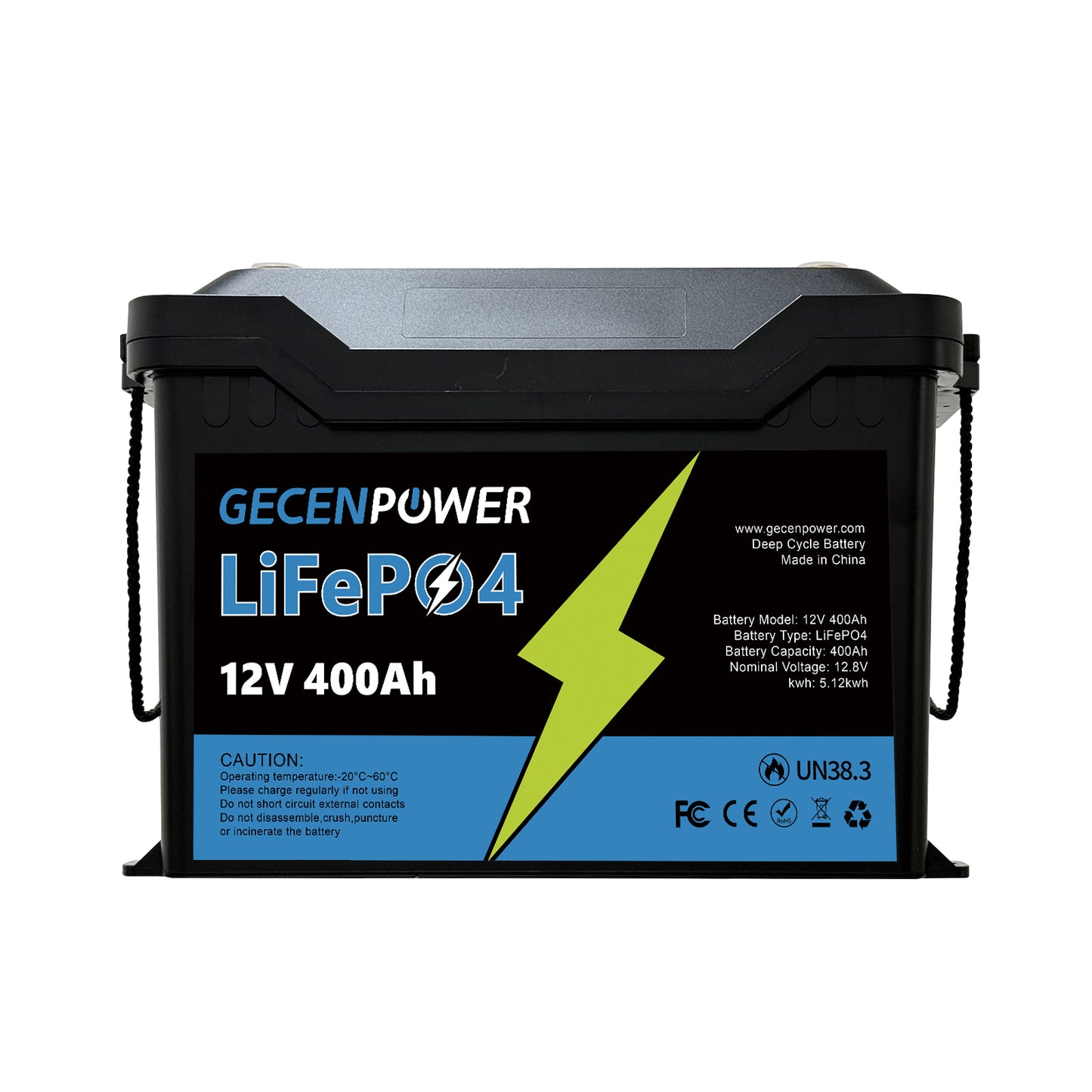 12.8V 400Ah LiFePO4 Battery Deep Cycle Battery Suitable for various scenarios and devices.