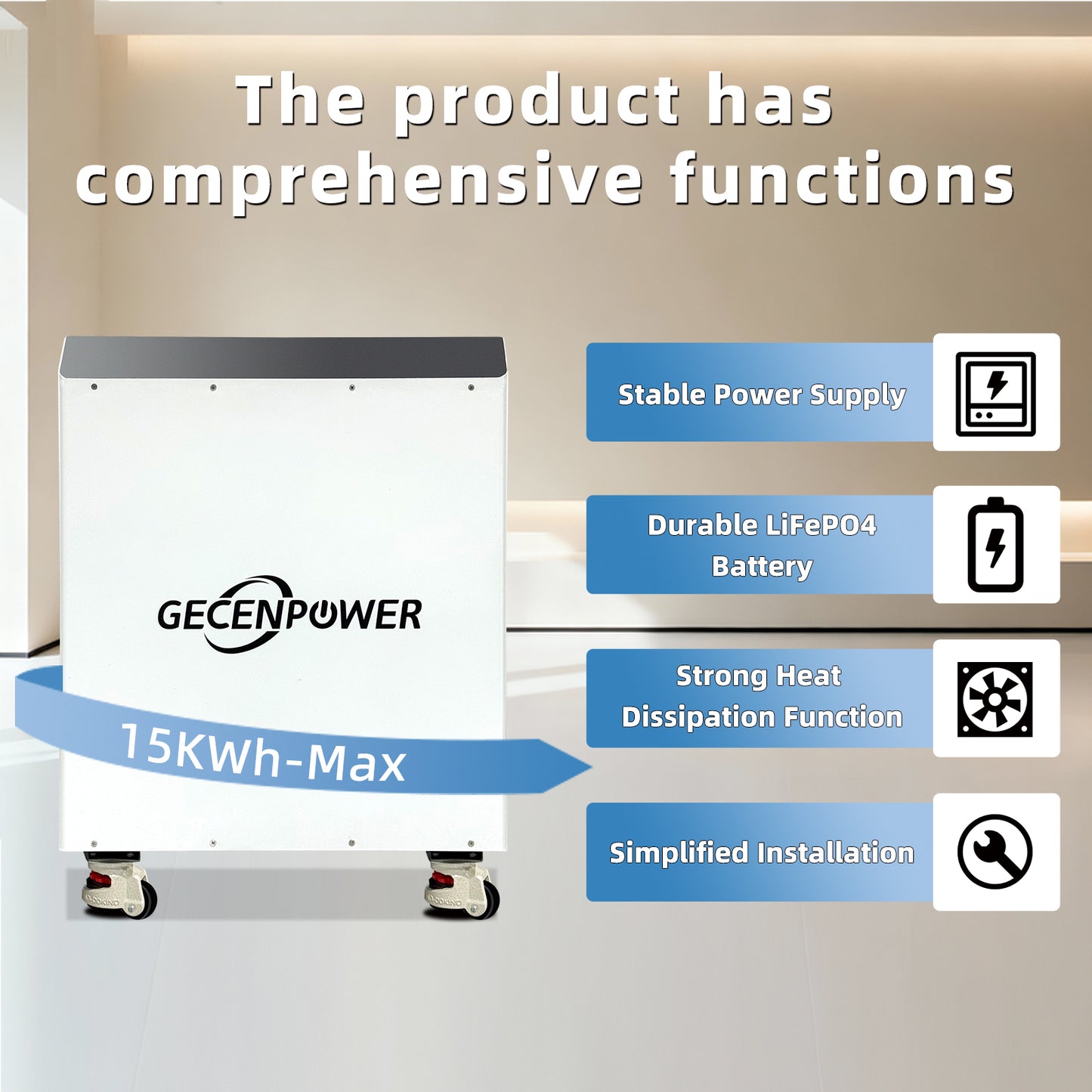 15KWh All-In-One Portable Energy Storage System