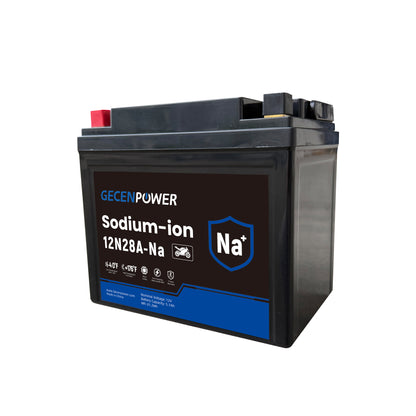 12N28A 12.8V 5.1Ah Sodium-Ion Motorcycle Battery. For Motorcycles, ATVs, UTVs
