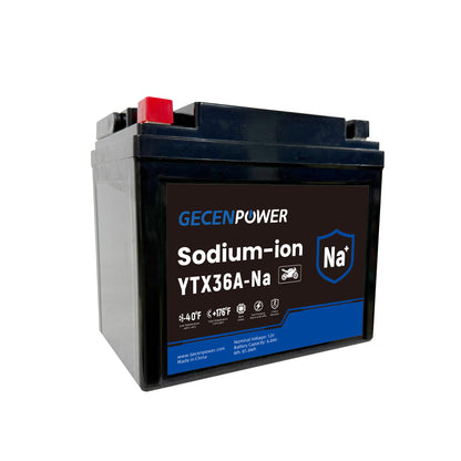 YTX36A 12.8V 6.8Ah Sodium-Ion Motorcycle Battery. For Motorcycles, ATVs, UTVs