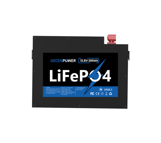 12.8V 200Ah slim LiFePO4 Battery Ultra-Slim & Space-Saving