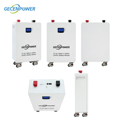 51.2V-100Ah Vertical Lithium Iron Phosphate (LiFePO4) Battery