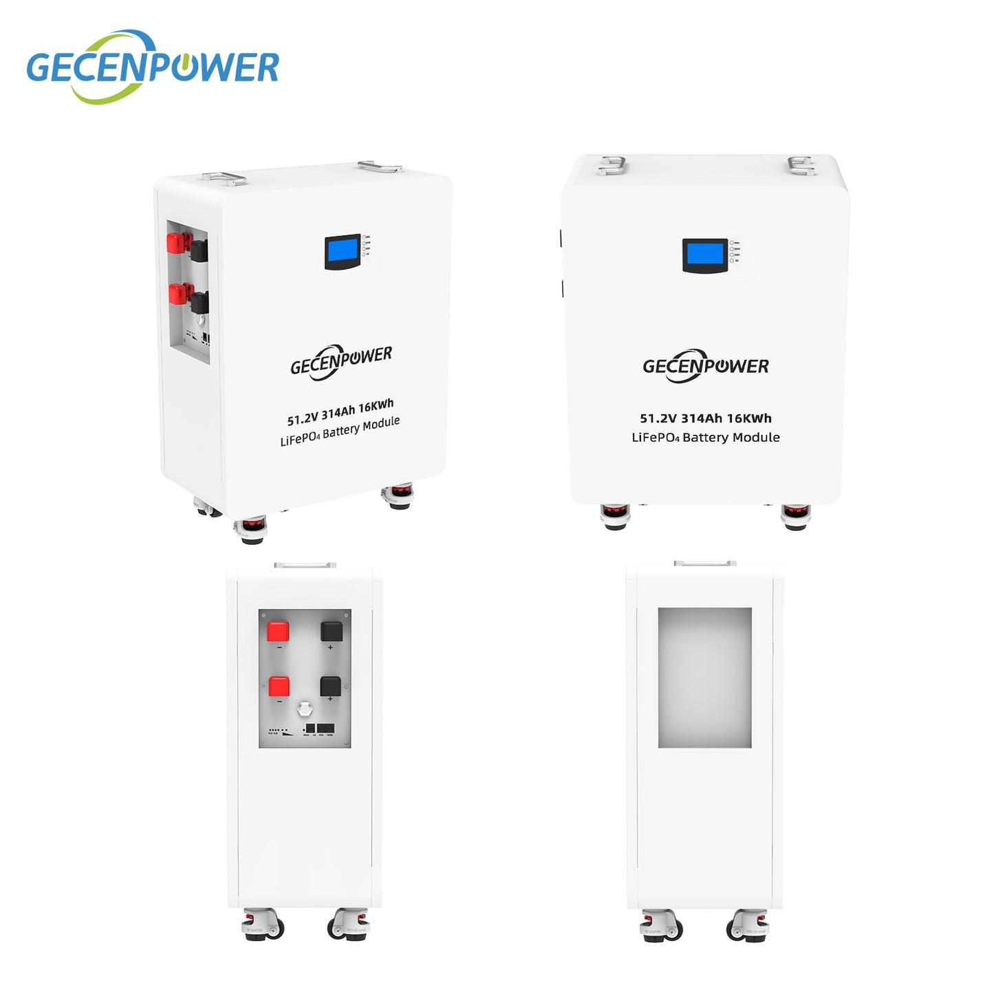 51.2V 314Ah Vertical Lithium Iron Phosphate (LiFePO4) Battery