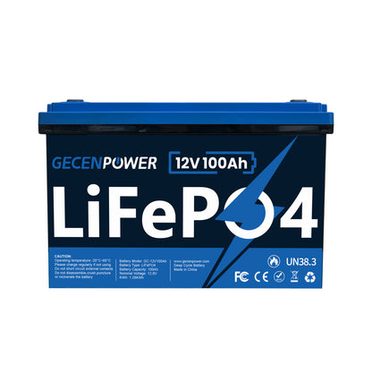 12.8V 100Ah lithium iron phosphate battery perfectly replaces lead-acid batteries