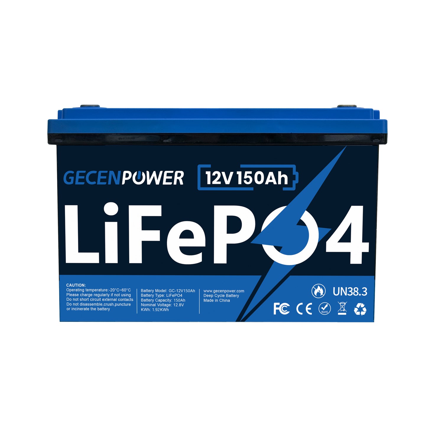 12.8V 150Ah lithium iron phosphate battery perfectly replaces lead-acid batteries
